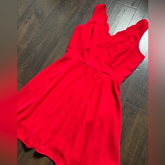 ALYA Red Dress M - Picture 2 of 4